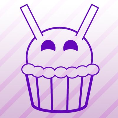 Alien Face Cupcake Iron on Decal