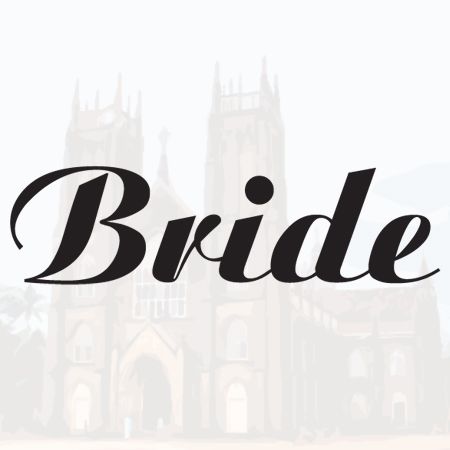 Iron on Bride Decal