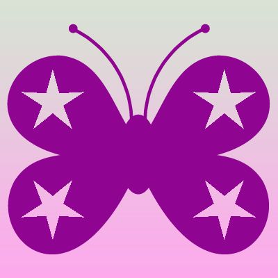 Butterfly 2 Iron on Decal