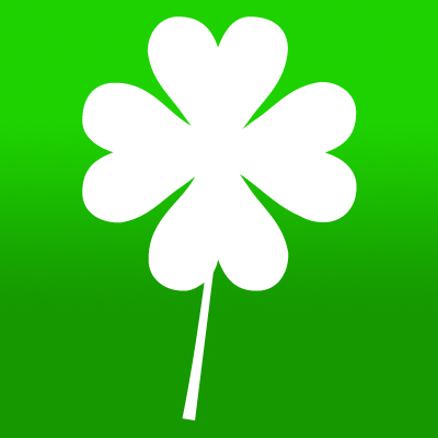 Clover 2 Iron on Decal