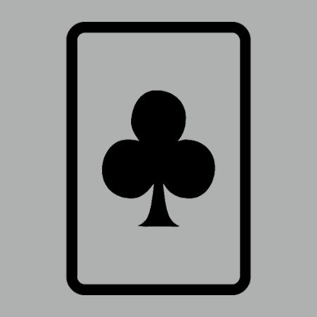 Clubs Playing Card Iron on Decal