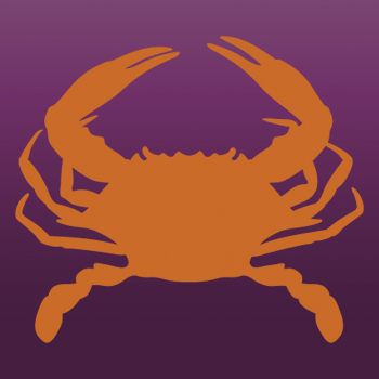 Crab Iron on Decal