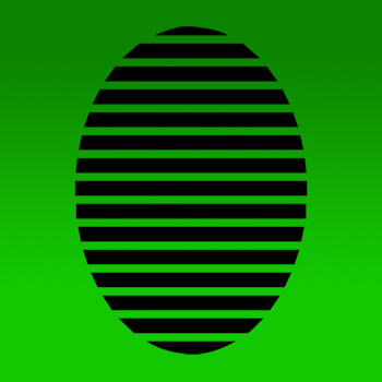 Easter Egg - Stripe Iron on Decal