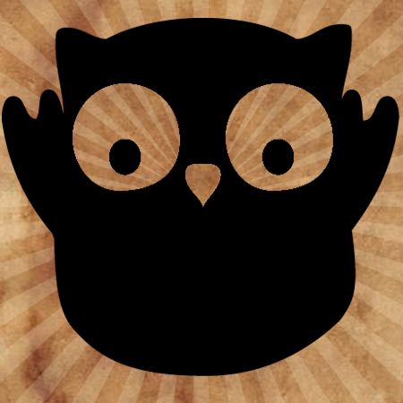 Happy Owl Iron on Decal