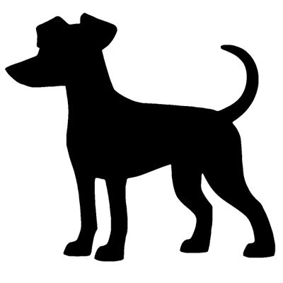 Jack Russel Dog Iron on Decal
