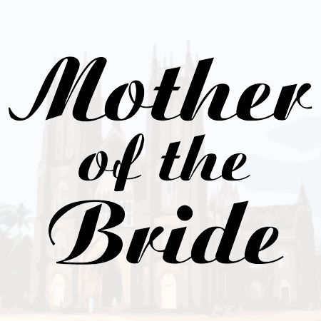 Iron on Mother of the Bride Decal