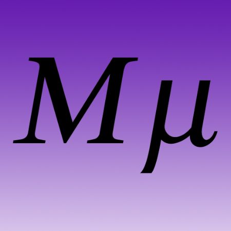 Greek Letter Iron on Decal Mu