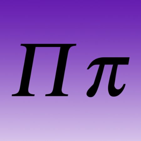 Greek Letter Iron on Decal Pi