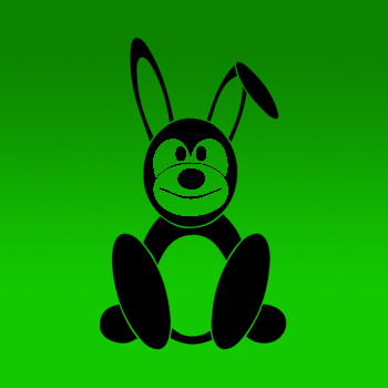 Easter Bunny 1 Iron on Decal