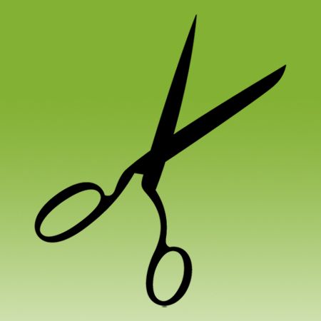Kitchen Scissors Iron on Decal