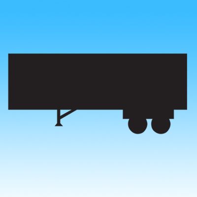 Truck Trailor Iron on Decal